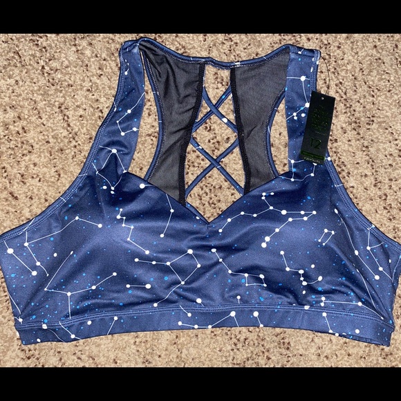 Other - New Pop flex blue star sports bra size 12